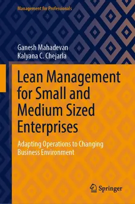 Chejarla / Mahadevan | Lean Management for Small and Medium Sized Enterprises | Buch | 978-981-19-4339-3 | sack.de