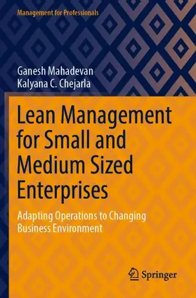 Chejarla / Mahadevan |  Lean Management for Small and Medium Sized Enterprises | Buch |  Sack Fachmedien