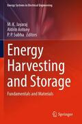 Jayaraj / Subha / Antony |  Energy Harvesting and Storage | Buch |  Sack Fachmedien