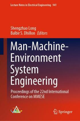 Dhillon / Long | Man-Machine-Environment System Engineering | Buch | 978-981-1947-85-8 | sack.de