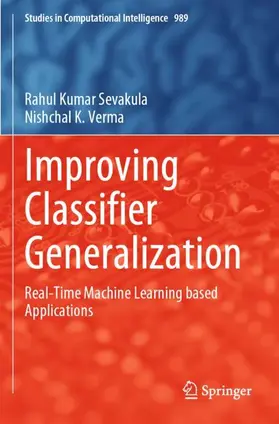 Sevakula / Verma |  Improving Classifier Generalization | Buch |  Sack Fachmedien