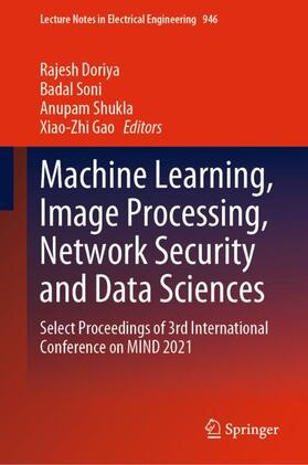Doriya / Gao / Soni | Machine Learning, Image Processing, Network Security and Data Sciences | Buch | 978-981-1958-67-0 | sack.de