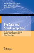 Meng / Xuan / Zhang |  Big Data and Social Computing | Buch |  Sack Fachmedien