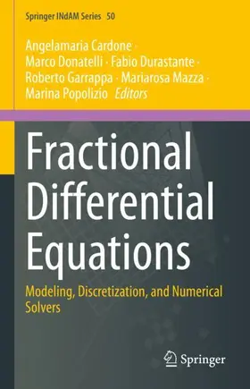 Cardone / Donatelli / Popolizio |  Fractional Differential Equations | Buch |  Sack Fachmedien