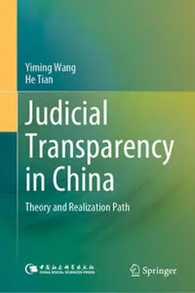 Wang / Tian |  Judicial Transparency in China | Buch |  Sack Fachmedien