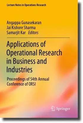 Gunasekaran / Kar / Sharma |  Applications of Operational Research in Business and Industries | Buch |  Sack Fachmedien