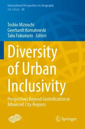 Mizuuchi / Fukumoto / Kornatowski |  Diversity of Urban Inclusivity | Buch |  Sack Fachmedien