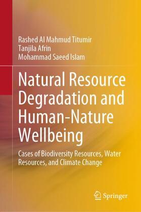 Titumir / Islam / Afrin | Natural Resource Degradation and Human-Nature Wellbeing | Buch | 978-981-1986-60-4 | sack.de