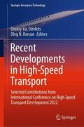 Korsun / Strelets |  Recent Developments in High-Speed Transport | Buch |  Sack Fachmedien