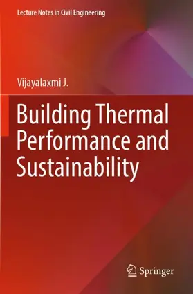 J. |  Building Thermal Performance and Sustainability | Buch |  Sack Fachmedien