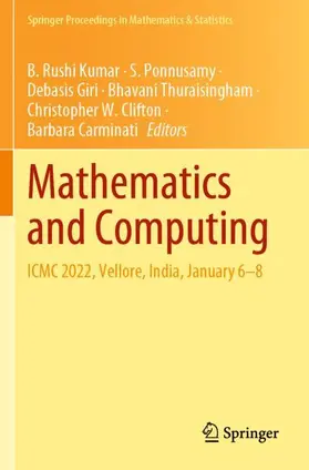 Rushi Kumar / Ponnusamy / Carminati |  Mathematics and Computing | Buch |  Sack Fachmedien