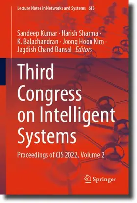 Kumar / Sharma / Bansal |  Third Congress on Intelligent Systems | Buch |  Sack Fachmedien