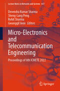Sharma / Peng / Jeon |  Micro-Electronics and Telecommunication Engineering | eBook | Sack Fachmedien
