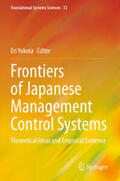 Yokota |  Frontiers of Japanese Management Control Systems | Buch |  Sack Fachmedien