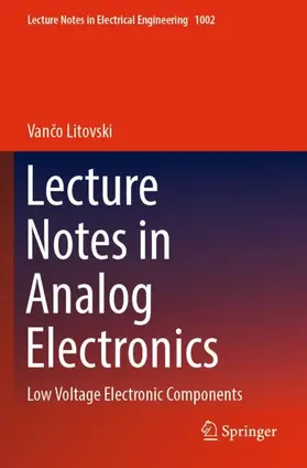 Litovski |  Lecture Notes in Analog Electronics | Buch |  Sack Fachmedien