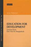 Rahman |  Education for Development | eBook | Sack Fachmedien