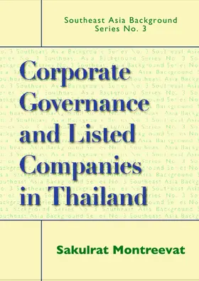 Montreevat |  Corporate Governance of Listed Companies in Thailand | eBook | Sack Fachmedien