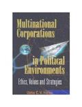 Haley |  MULTINATIONAL CORP IN POLITICAL ENVIRON | eBook | Sack Fachmedien