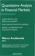 Avellaneda |  QUANTITATIVE ANALYSIS IN FINANC..(VOL.2) | eBook | Sack Fachmedien