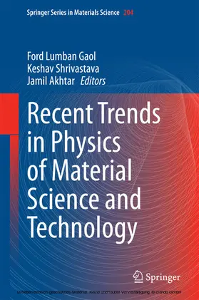 Gaol / Shrivastava / Akhtar | Recent Trends in Physics of Material Science and Technology | E-Book | sack.de