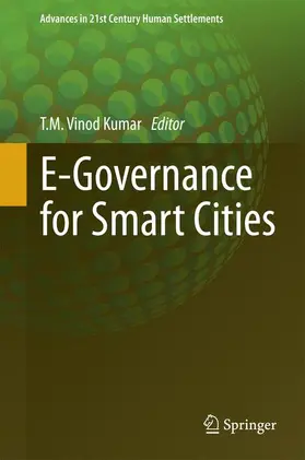 Vinod Kumar |  E-Governance for Smart Cities | Buch |  Sack Fachmedien