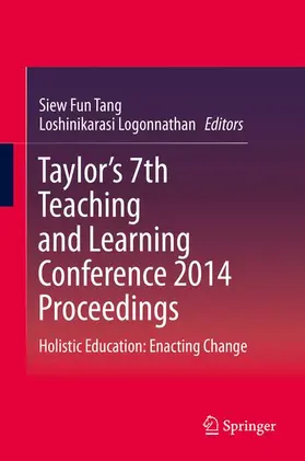Logonnathan / Tang |  Taylor's 7th Teaching and Learning Conference 2014 Proceedings | Buch |  Sack Fachmedien