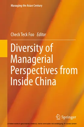 Foo |  Diversity of Managerial Perspectives from Inside China | eBook | Sack Fachmedien