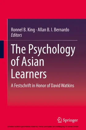 King / Bernardo |  The Psychology of Asian Learners | eBook | Sack Fachmedien