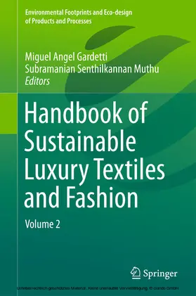 Gardetti / Muthu | Handbook of Sustainable Luxury Textiles and Fashion | E-Book | sack.de