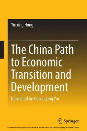 Hong |  The China Path to Economic Transition and Development | eBook | Sack Fachmedien