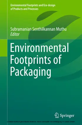 Muthu | Environmental Footprints of Packaging | E-Book | sack.de