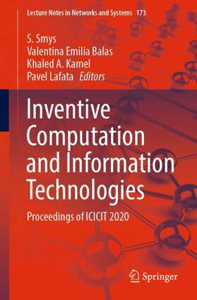 Smys / Lafata / Balas |  Inventive Computation and Information Technologies | Buch |  Sack Fachmedien