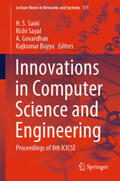 Saini / Sayal / Govardhan |  Innovations in Computer Science and Engineering | eBook | Sack Fachmedien