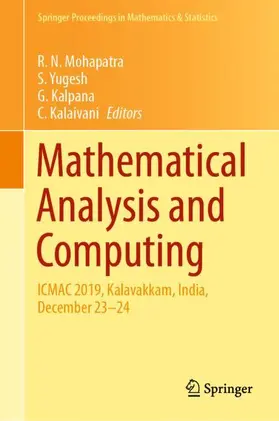 Mohapatra / Kalaivani / Yugesh |  Mathematical Analysis and Computing | Buch |  Sack Fachmedien