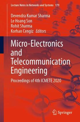 Sharma / Cengiz / Son |  Micro-Electronics and Telecommunication Engineering | Buch |  Sack Fachmedien