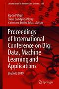 Patgiri / Balas / Bandyopadhyay |  Proceedings of International Conference on Big Data, Machine Learning and Applications | Buch |  Sack Fachmedien