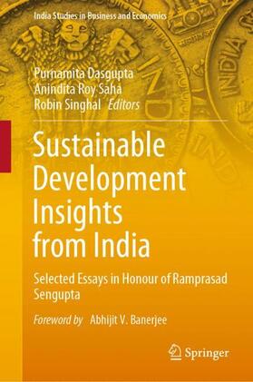 Dasgupta / Singhal / Saha | Sustainable Development Insights from India | Buch | 978-981-3348-29-5 | sack.de