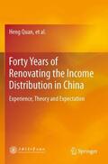 Quan |  Forty Years of Renovating the Income Distribution in China | Buch |  Sack Fachmedien