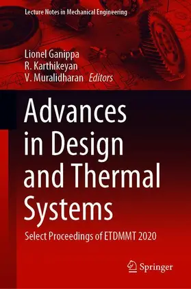 Ganippa / Muralidharan / Karthikeyan |  Advances in Design and Thermal Systems | Buch |  Sack Fachmedien
