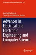 Emamian / Zakaria |  Advances in Electrical and Electronic Engineering and Computer Science | Buch |  Sack Fachmedien