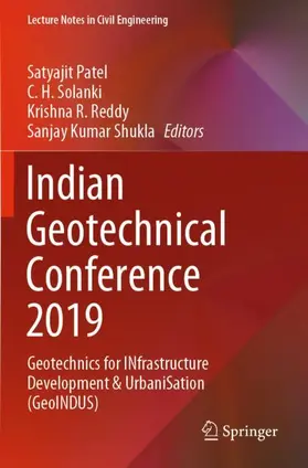 Patel / Shukla / Solanki |  Indian Geotechnical Conference 2019 | Buch |  Sack Fachmedien