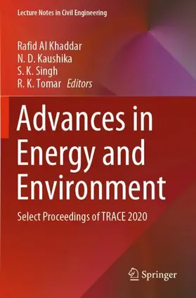 Al Khaddar / Tomar / Kaushika |  Advances in Energy and Environment | Buch |  Sack Fachmedien