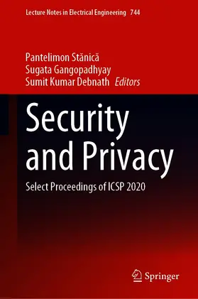 Stanica / Stanica / Gangopadhyay | Security and Privacy | E-Book | sack.de