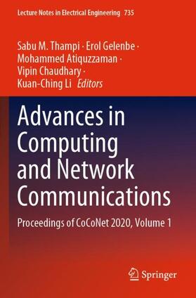Thampi / Gelenbe / Li |  Advances in Computing and Network Communications | Buch |  Sack Fachmedien