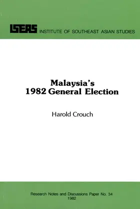 Crouch | Malaysia's 1982 General Election | E-Book | sack.de