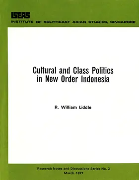 Liddle |  Cultural and Class Politics in New Order Indonesia | eBook | Sack Fachmedien