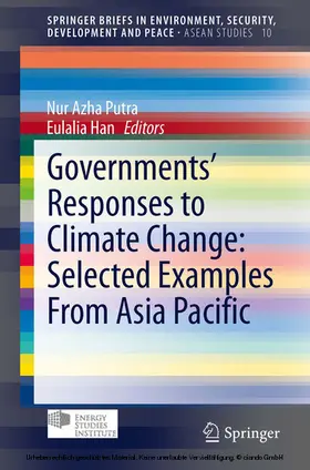 Azha Putra / Han | Governments’ Responses to Climate Change: Selected Examples From Asia Pacific | E-Book | www.sack.de