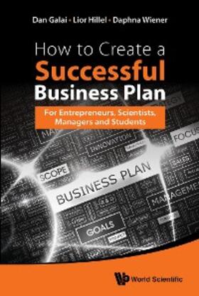 Galai / Hillel / Wiener | HOW TO CREATE A SUCCESSFUL BUSINESS PLAN | E-Book | sack.de