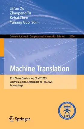 Xu / Tu / Chen |  Machine Translation | Buch |  Sack Fachmedien