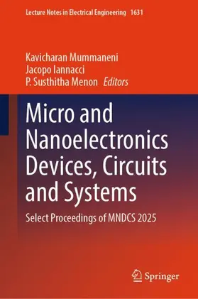 Mummaneni / Iannacci / Menon |  Micro and Nanoelectronics Devices, Circuits and Systems | Buch |  Sack Fachmedien